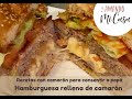 Hamburguesa rellena de camarón / Recetas con camarón para consentir a papá / Amando mi Casa