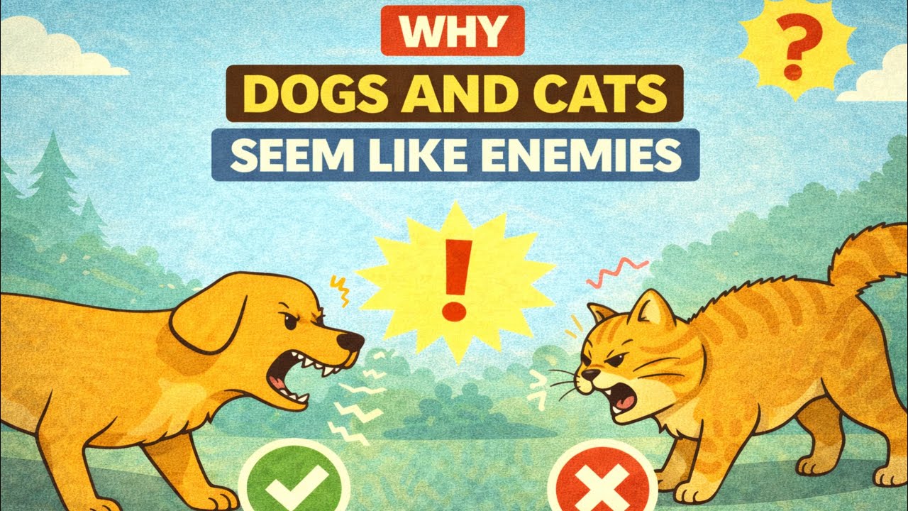 Why Dogs and Cats Seem Like Enemies