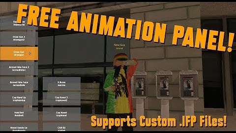 MTA:SA - Custom Animation Panel! (FREE)