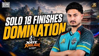 SOLO 18 FINISHES IN NAYE KHILADI🥶| 56 POINTS DOMINATION | ROUND 2 | ZaSarwarOG screenshot 3