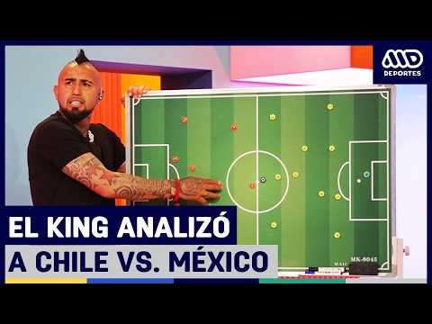 The King gave his analysis! 🔥 Vidal talked about Chile's lineup vs Mexico