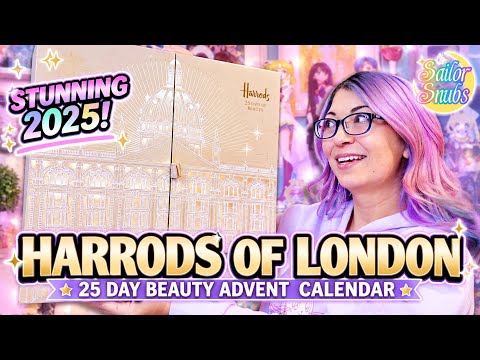 STUNNING 2025 Advent Calendar! Harrods Of London 25 Day Beauty Advent Calendar Unboxing