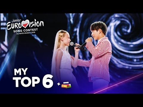 Junior Eurovision 2019 - Top 6 (So far)