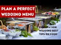 Best wedding food menu ideas how to plan a perfect wedding menu for events in destination wedding 