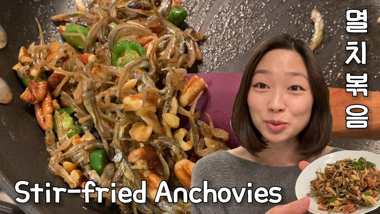 [Stirfried Anchovies with Nuts] How to Cook Korean Dried Anchovies