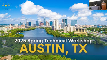 2025 Spring Technical Workshop Introduction / Opening Remarks