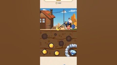 Brain puzzle tricky quest Level 60 Mining master - Help the man to obtain all the gold mines