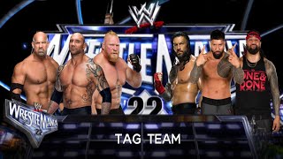 TEAM ROMAN REIGNS (THE BLOODLINE ) VS  TEAM BROCK LESNAR (  TEAM BEAST )