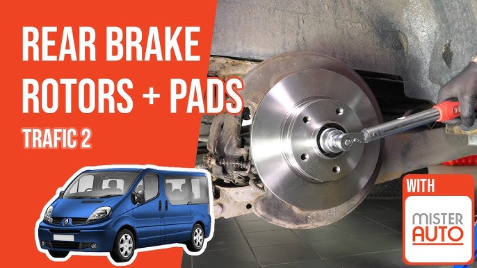 How to replace the front brake discs and pads Trafic 2 🚗 