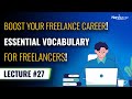Freelancer Vocabulary &amp; Phrases | English for Freelancers | Lecture #27 | NextAge Solutions