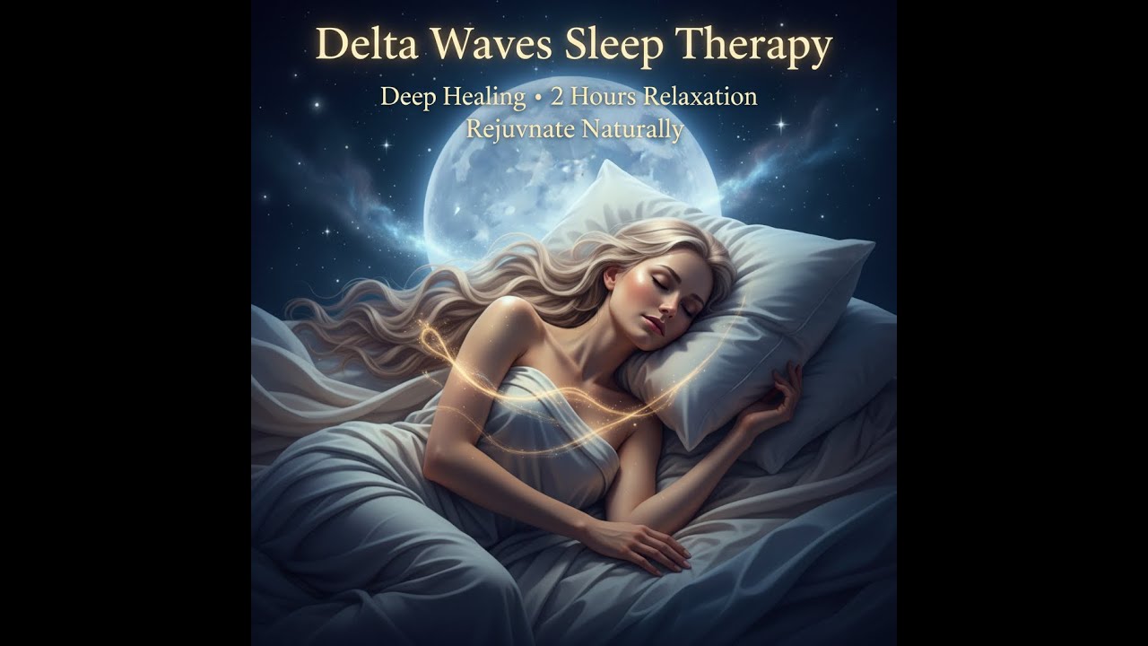 Delta Waves Sleep Therapy 🌌 2 Hours of Deep Healing | Fall Asleep Faster & Rejuvenate Naturally