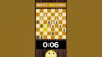 Mate in 3 moves | Chess Puzzles | #shorts