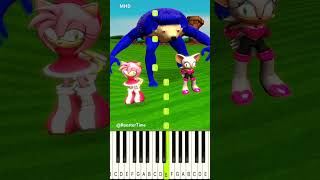 Amy Or Rouge All Size Shin Sonic Tapes Family Green Hill In Garrys Mod  Piano Tutorial
