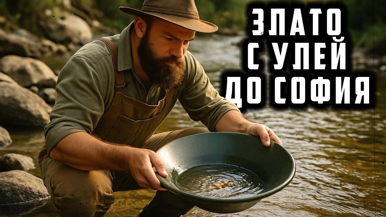 ТЪРСИМ ЗЛАТО С УЛЕЙ В РЕКАТА