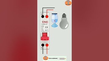 Motino sensors connection with light wiring diagram #shorts #wiring #electrical #electricalvideos