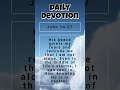 Daily Devotional Prayer April 24, 2026