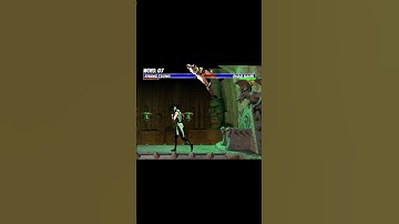 UMK3 Shang Tsung Kabal Reptile 100% Combo vs Shao Kahn #umk3 #mortal #kombat #retro #gaming #shorts