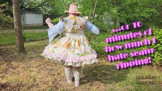 Making a Cottagecore Peter Rabbit Dress