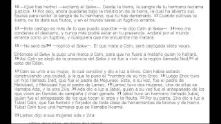 Santa Biblia, Audiolibro. Génesis capitulo 4 NVI