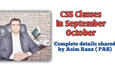 CSS Classes| Details shared by Asim Raza ( PAS)