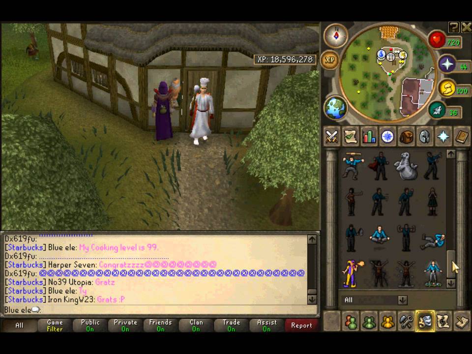 Runescape: 99 Cooking! - YouTube