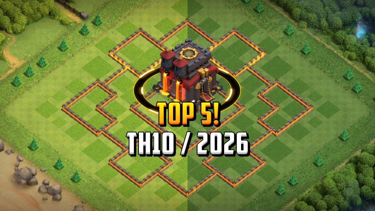 TOP 5! TOWN HALL 10 (TH10) BASE LAYOUT + COPY LINK 2026 | CLASH OF CLANS