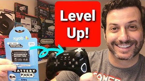 Wii U Pro Controller Battery Upgrade