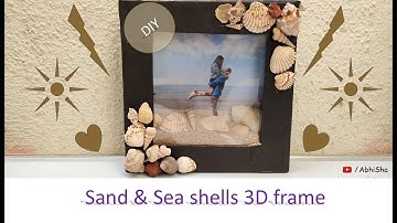 Seashell Photo Frame DIY - Beach Decor & Crafting 3D Shadowbox Frame