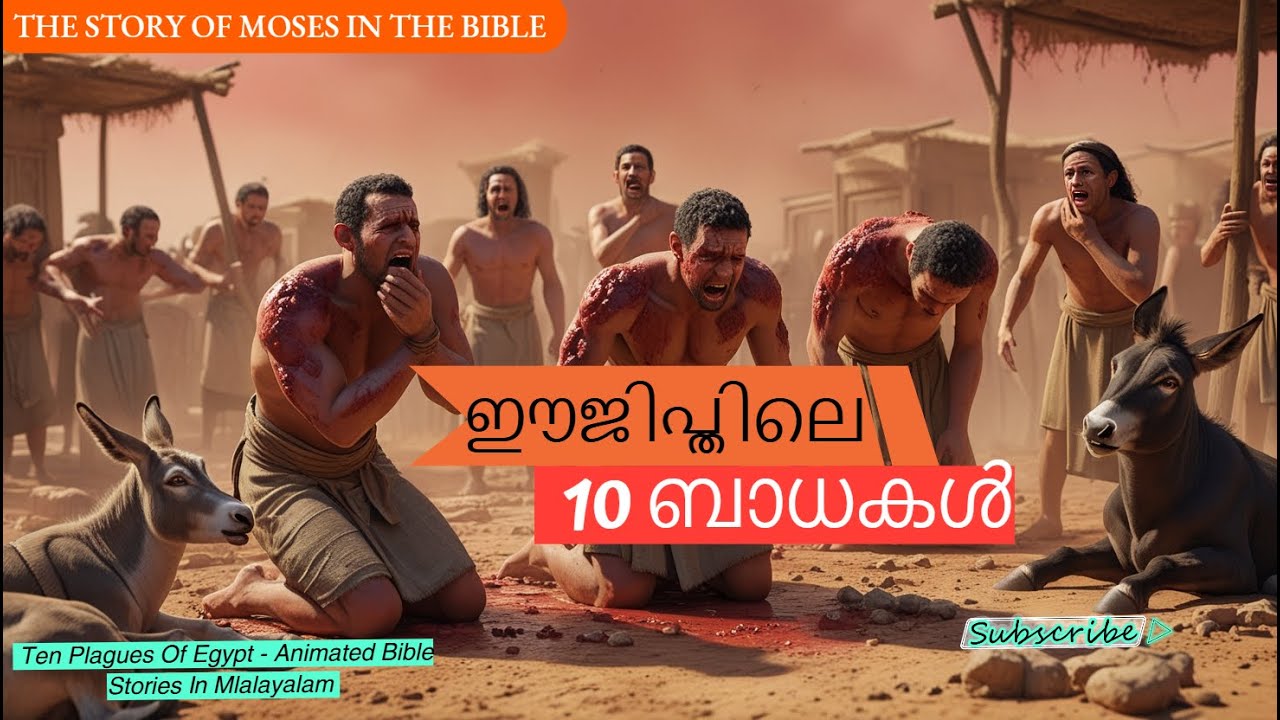 ഈജിപ്തിലെ ബാധകൾ  | Ten Plagues Of Egypt - God's Power vs Pharaoh | Exodus 8-12 |  Episode 4