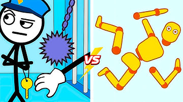 Thief Puzzle vs Ragdoll Break 🧠💥🪅 NEW Update Level Gameplay Walkthrough (Android iOS) Z8K