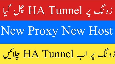 HA Tunnel Zong Free Internet | HA Tunnel New Proxy New Host | HA Tunnel Working File Created