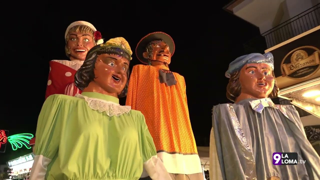 Feria de Torreperogil 2024 · Pasacalles de Gigantes y Cabezudos y Bombas Japonesas