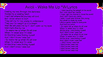 Avicii - Wake Me Up *W/Lyrics*