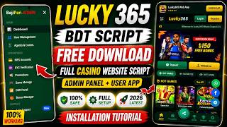 Lucky 365 BDT Script Free Download 🔥 Full Casino Website Source Code
