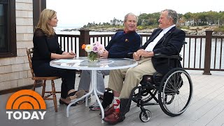 Watch Jenna Bush Hager And George W. Bush Talk Family With George H.W. Bush | TODAY