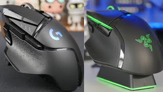 Razer Basilisk Ultimate vs Logitech G502 Lightspeed - feature-rich gaming mice