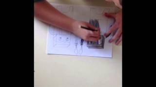 A Drawing Of Barcode And Vaecon Go Watch