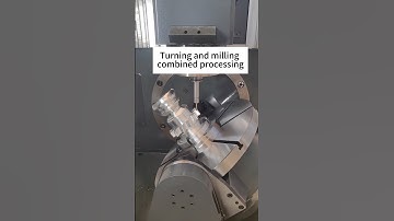 Turning and milling combined processing#tornado #machine #cnc