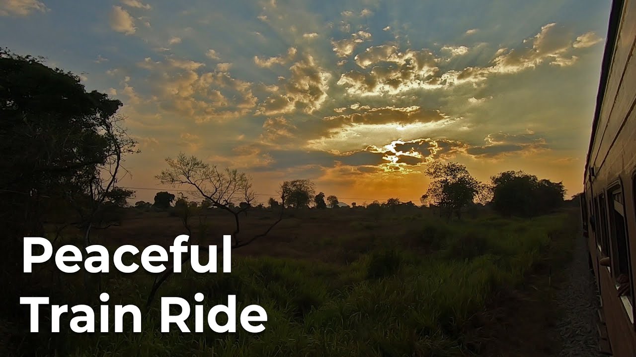 Peaceful Train Ride in Sri Lanka Railways - YouTube
