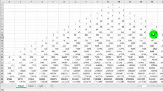 EXCEL MACRO TRIANGULO DE PASCAL MACRO