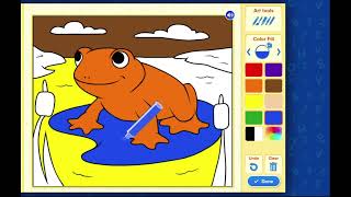 ABC Mouse Toddler Time - Painting Page