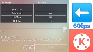 60fps Video Export in Kinemaster | Easy Tutorial | TechBrawler