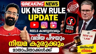 Breaking News UK New Rule! Social Media Ban മാതാപിതാക്കളും കുടുങ്ങും! വലിയ പിഴയും നിയമ കുരുക്കും
