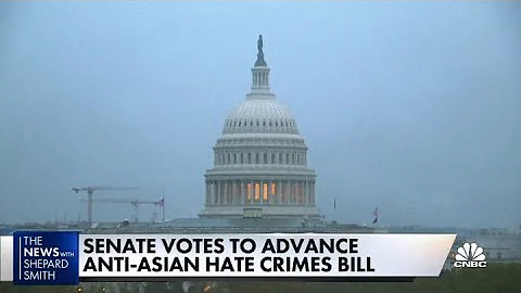 Senate votes to advance anti-Asian hate crimes bill