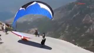 Grant Thompson-Real Unseen Footage-Moments Before Death-Paragliding Accident From Top Of Cliff