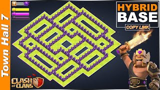 New BEST TH7 Base [Defense] with Copy link | Town Hall 7 Hybrid/FARMING Base Design - Clash of Clans screenshot 2