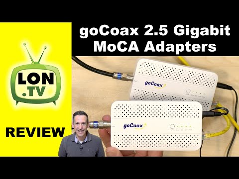GoCoax Multi-gigabit MoCA 2.5 Adapter with 2.5 Gig Ethernet Review - Network Extender for CATV Wires