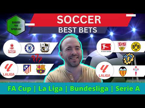 Video Soccer Predictions Today (APR 4-5) | FA Cup | Bundesliga | La Liga