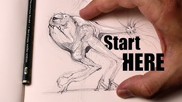 How to Start a Creature Design When You Have No Idea What to Draw