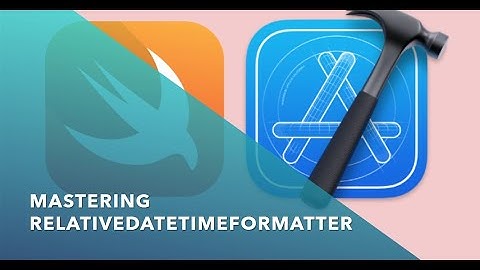 How to use RelativeDateTimeFormatter in Native iOS Swift app